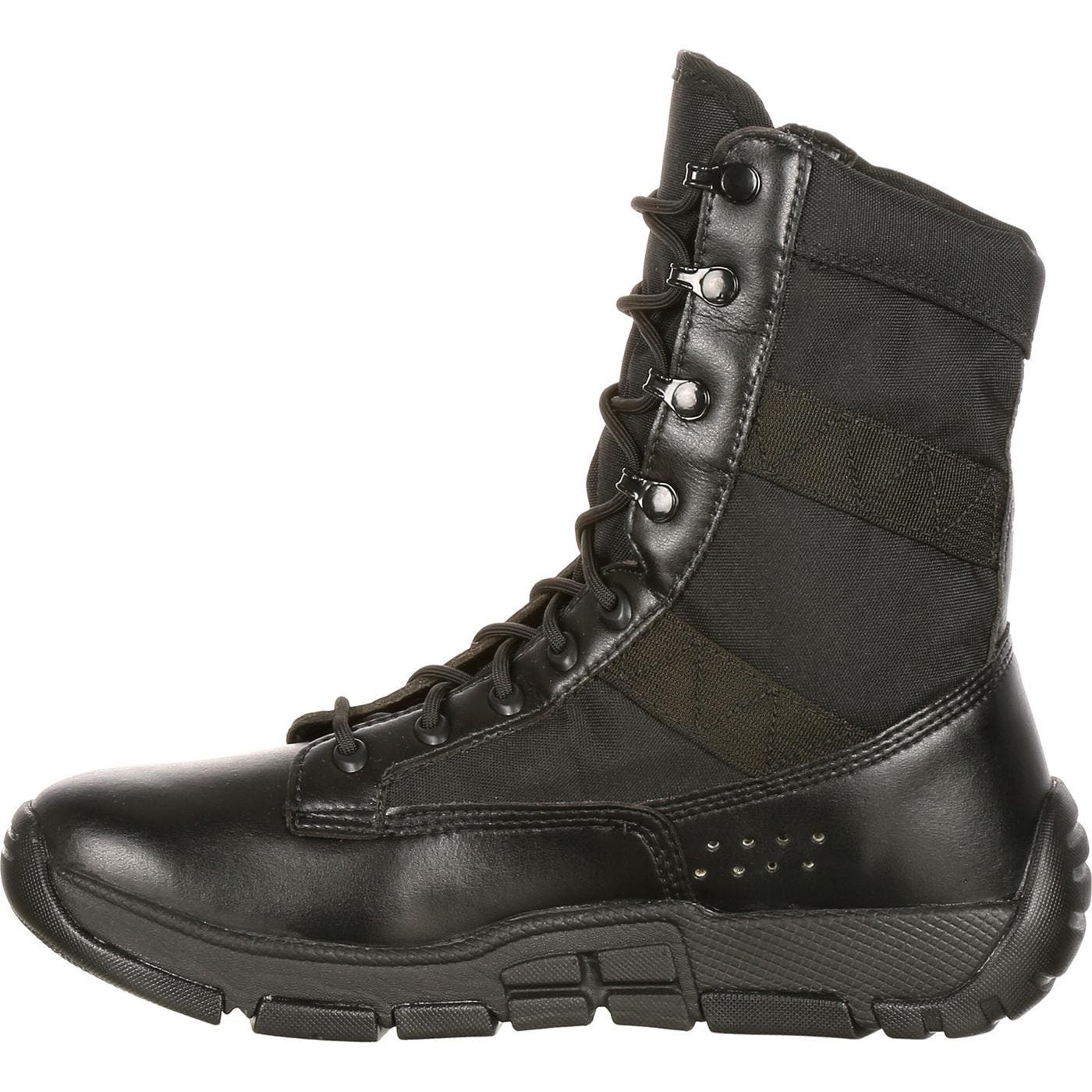 Rocky Military Inspired Public Service Boot, Alternate, color, Black