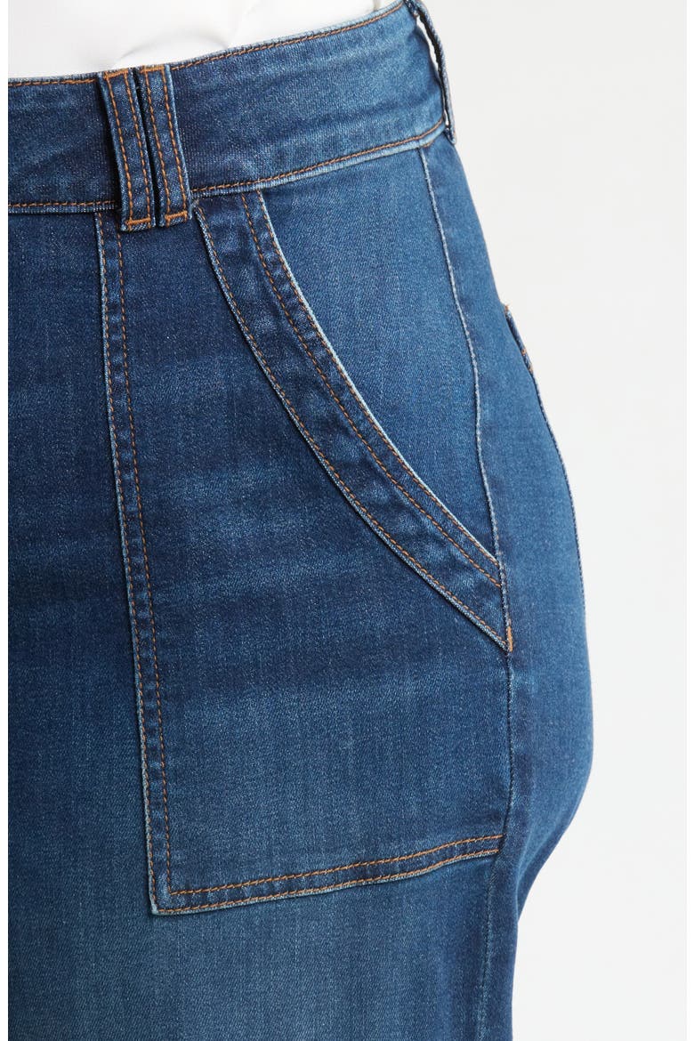Jodi High Waist Wide Leg Utility Jeans, Alternate, color, NOURISH