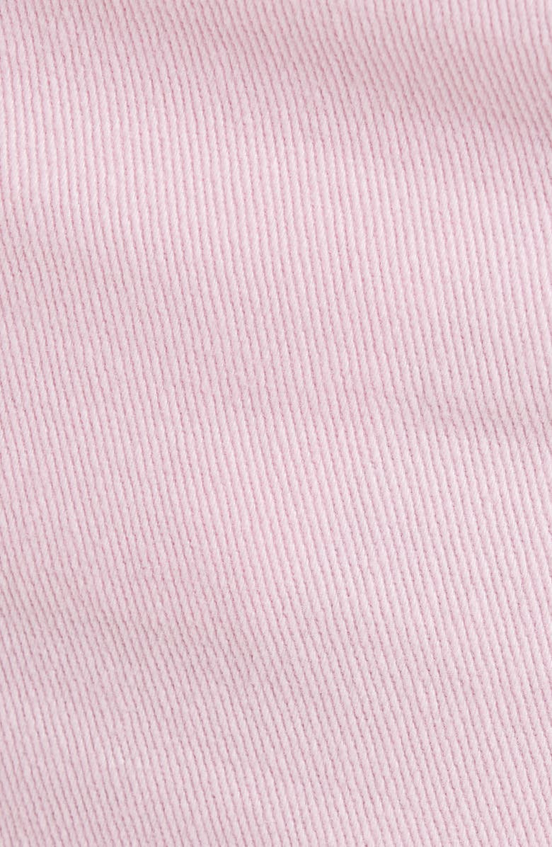 Wit & Wisdom Skyrise High Waist Dolphin Hem Denim Shorts, Alternate, color, Frosty Orchid