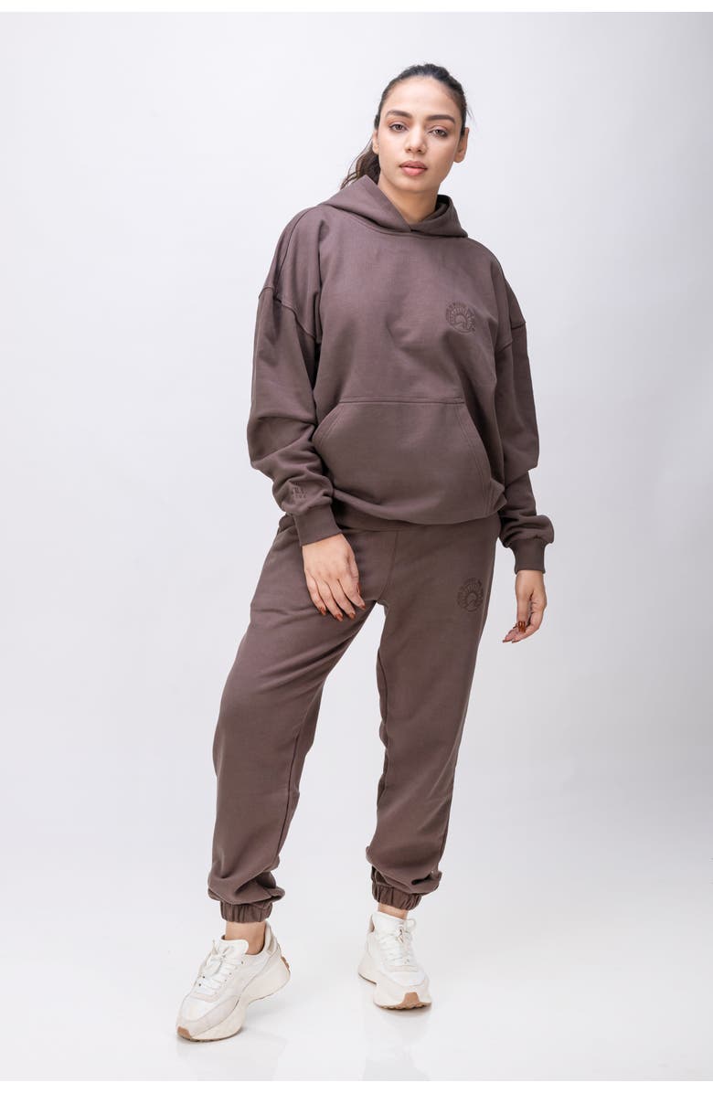 Twill Active Organic Cotton Slogan Hoodie, Main, color, 