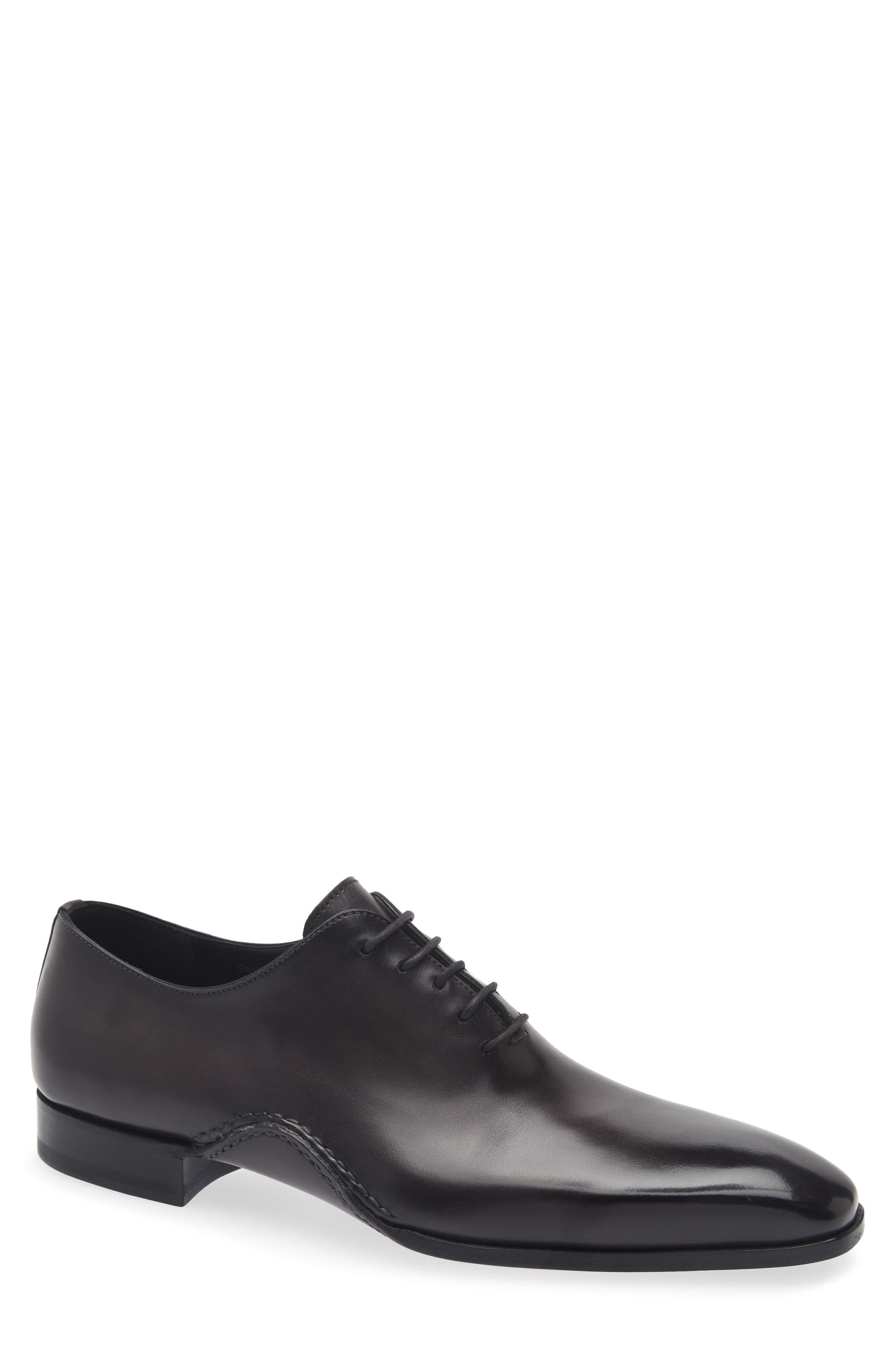 Everett Plain Toe Oxford, Main, color, CENIZA