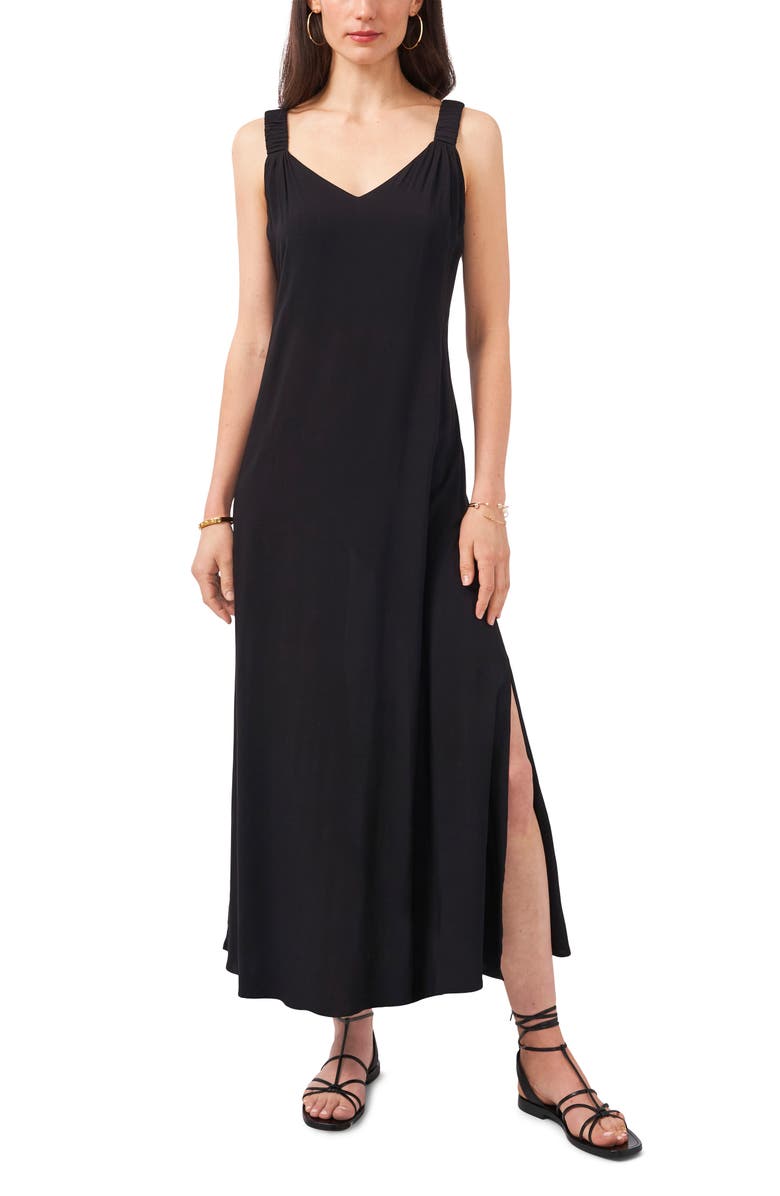Vince Camuto Gathered Strap Maxi Dress, Main, color,