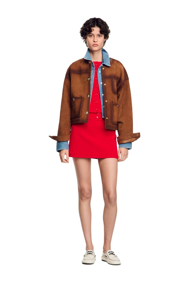 Sleeveless sweater, Alternate, color, Red