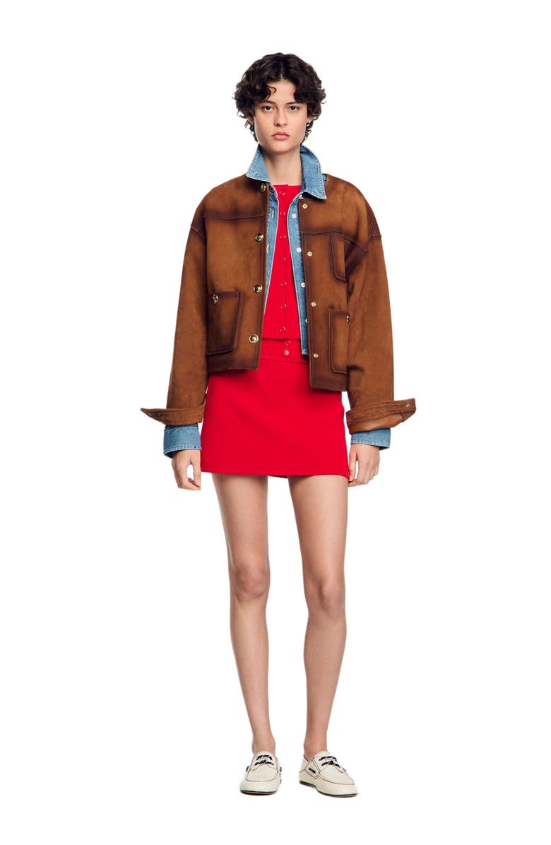 SANDRO Sleeveless sweater, Alternate, color, 