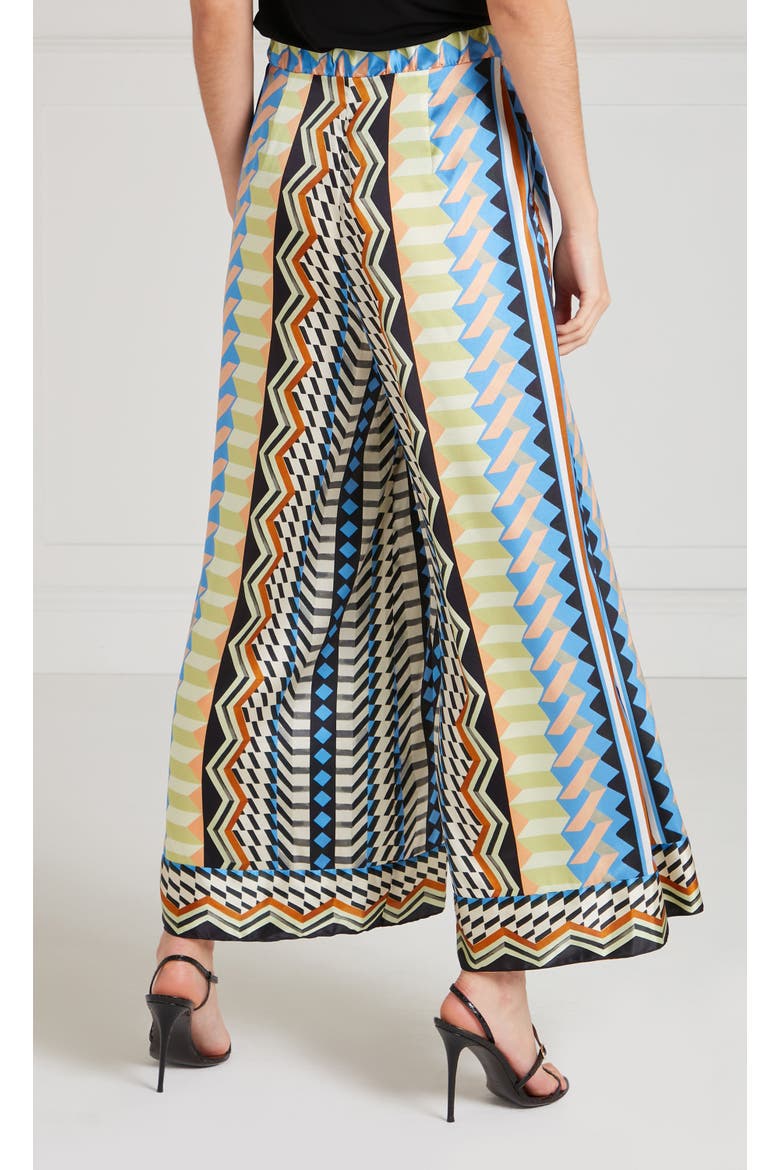 Meryl Palazzo Trousers, Alternate, color, Provence Blue Mix
