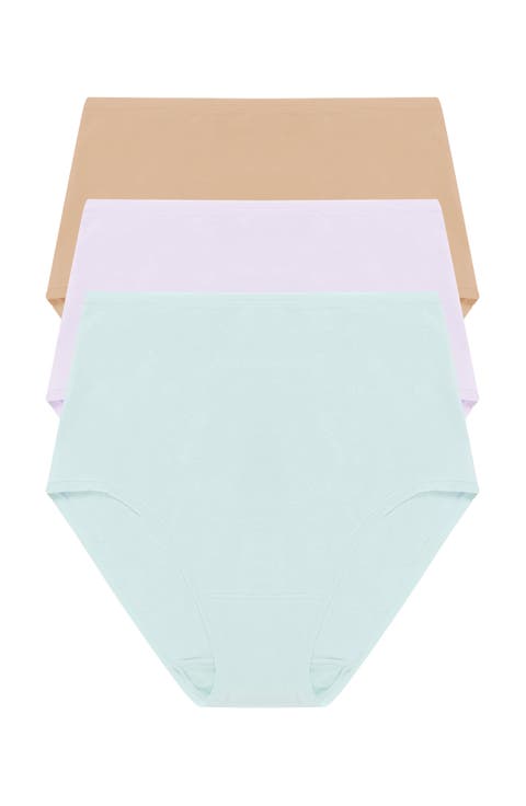 Bliss Bare Cotton High Waist Brief 3-Pack