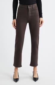 FRAME Le Sleek High Waist Ankle Straight Leg Jeans