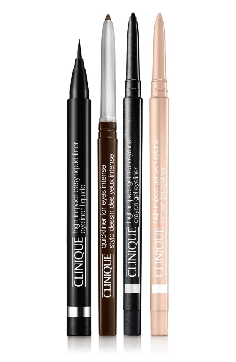 Clinique Ultimate Eye Line-Up: Eyeliner Gift Set $84 Value, Alternate, color,