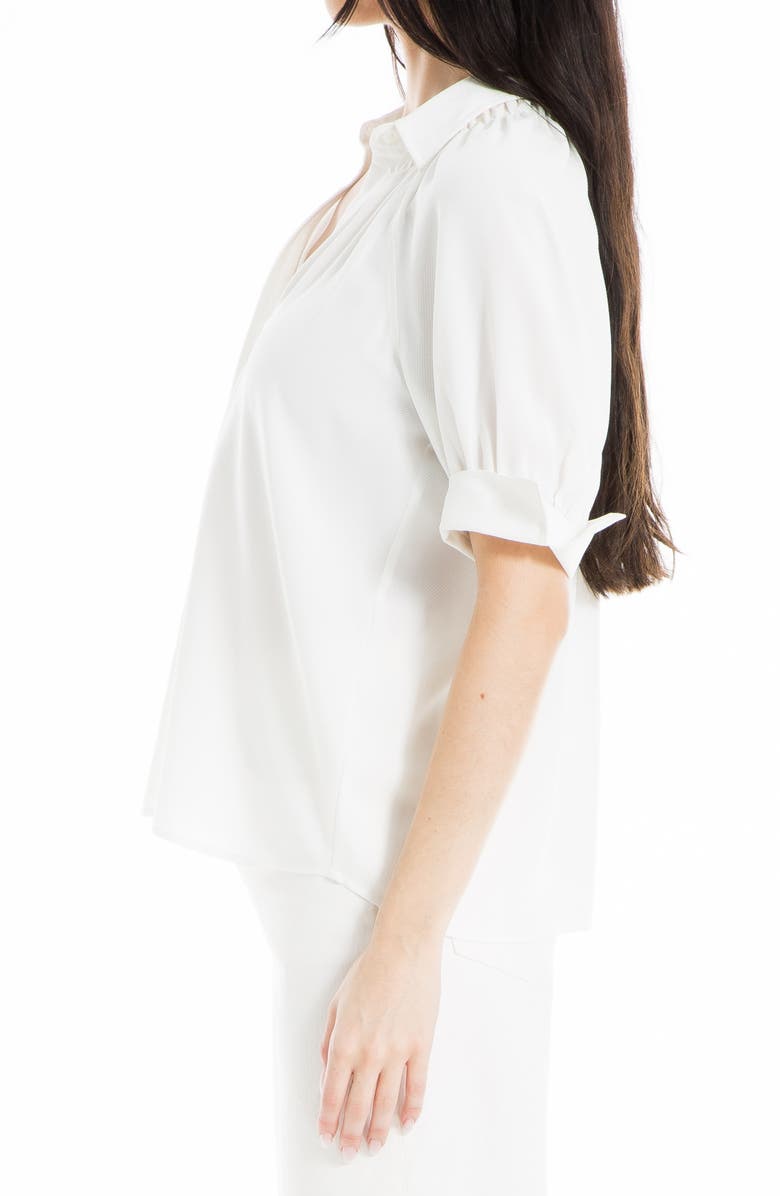 MAX STUDIO Textured Puff Sleeve Blouse, Alternate, color,
