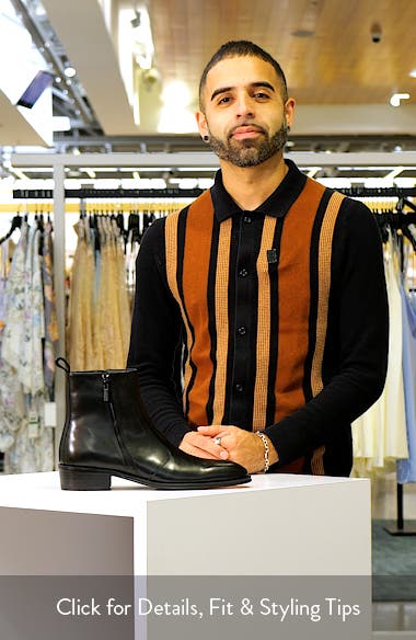 Steve Madden Haynes Zip-Up Boot (Men) | Nordstrom