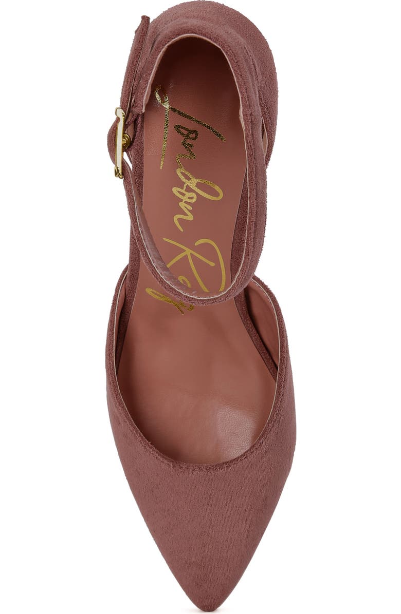 LONDON RAG Rory Pointed Toe Pump, Alternate, color, Blush