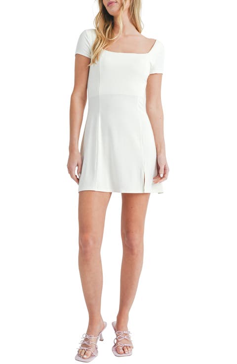Square Neck Minidress