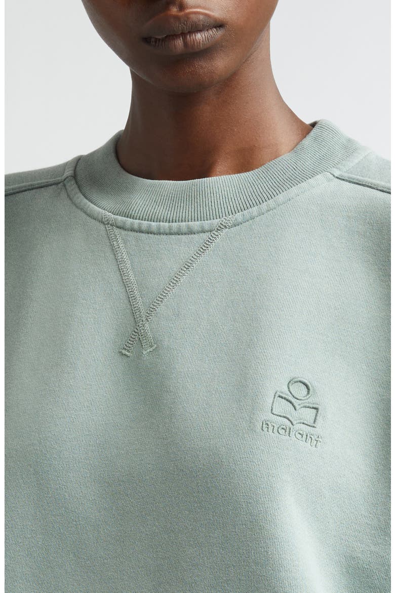Sunny Logo Embroidered Sweatshirt, Alternate, color, SAGE