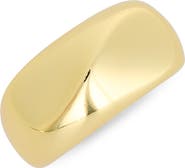 Argento Vivo Sterling Silver Free Form Dome Ring