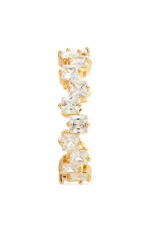 Shop Nordstrom Scattered Cubic Zirconia Eternity Ring In Clear- Gold