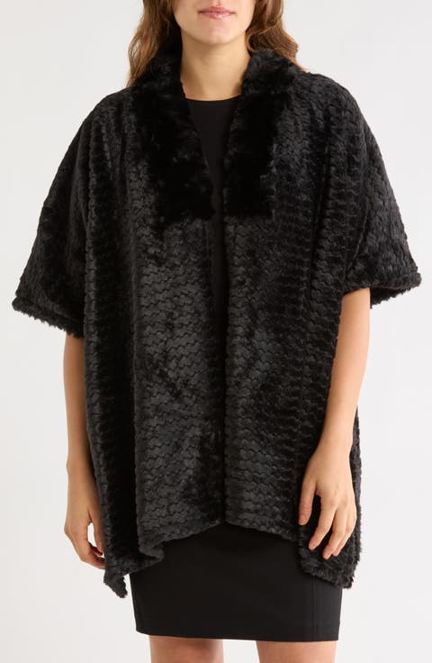 Open Front Knit Ruana
