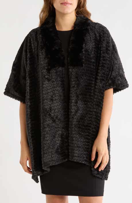 Open Front Knit Ruana