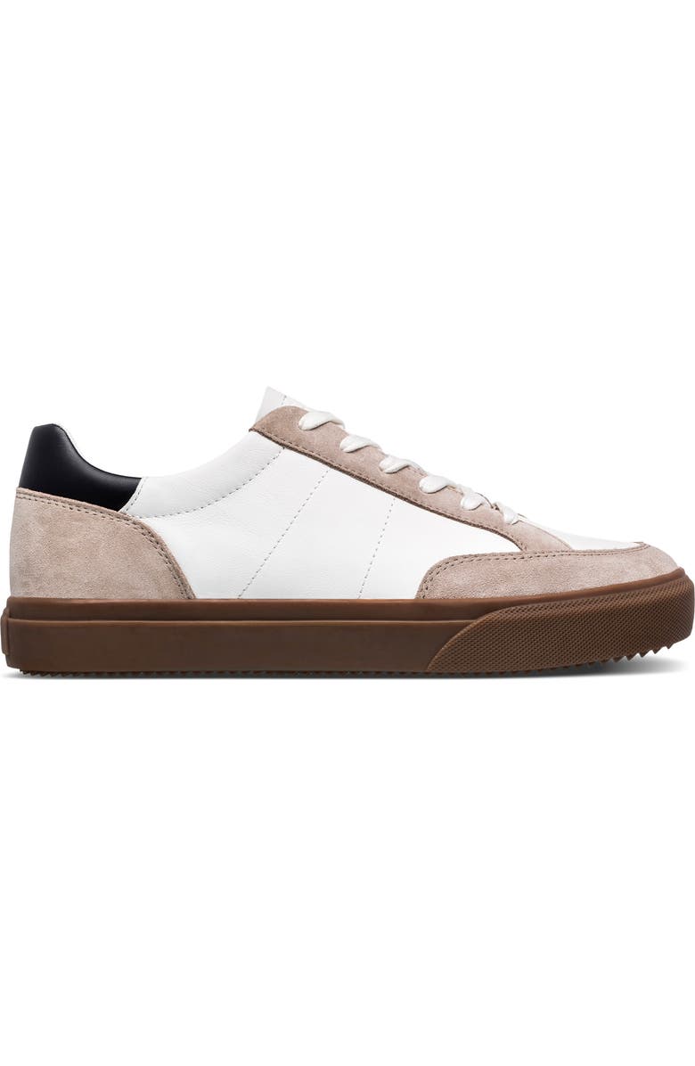 CLAE Monroe Venice Leather Sneaker, Alternate, color, White Feather Grey Dark Gum