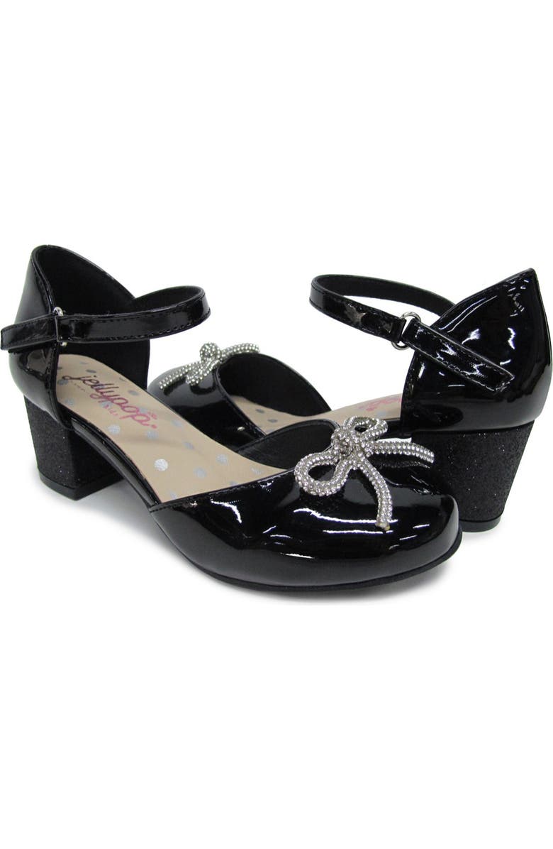 JELLYPOP Kids' Audrina Bow Pump, Alternate, color, Black