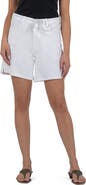 KUT from the Kloth Holly Drawstring Waist Mid Thigh Denim Shorts