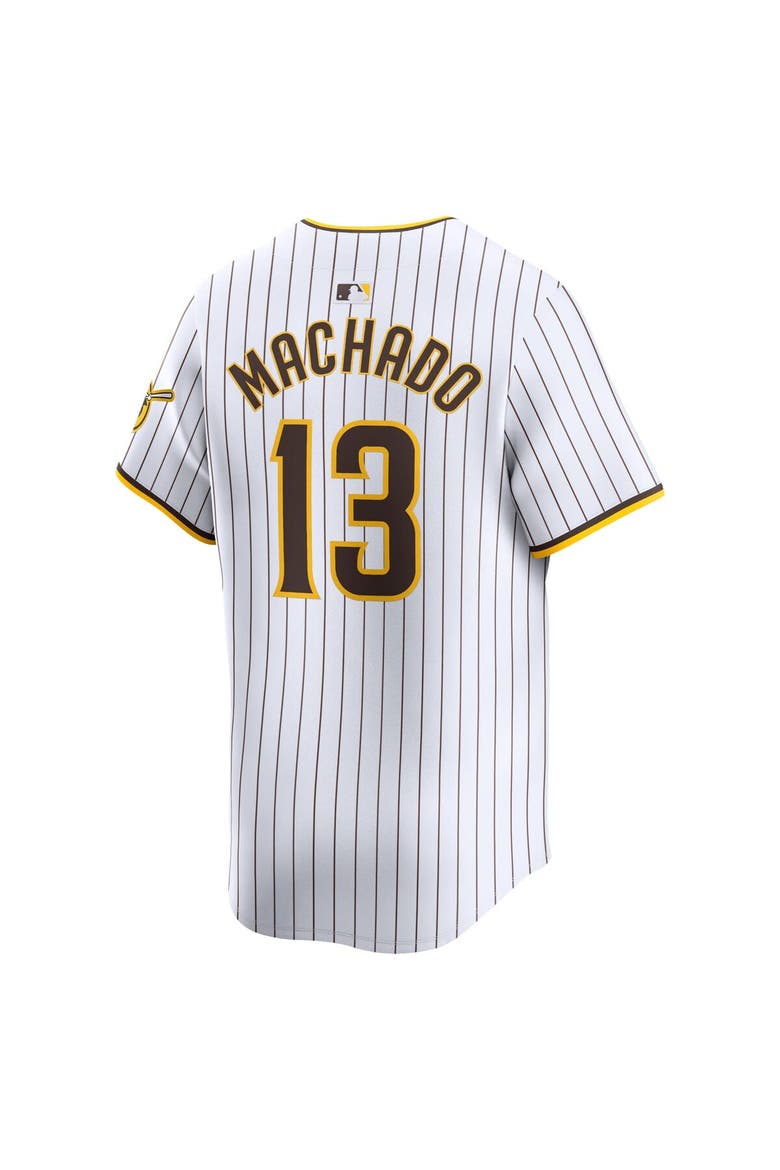Men's Nike Manny Machado White San Diego Padres Home Limited Player Jersey, Alternate, color, White