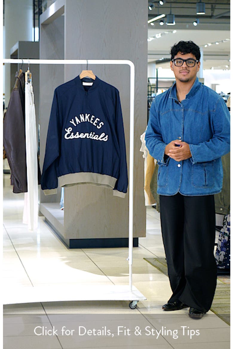 Yankees Half Zip Pullover video