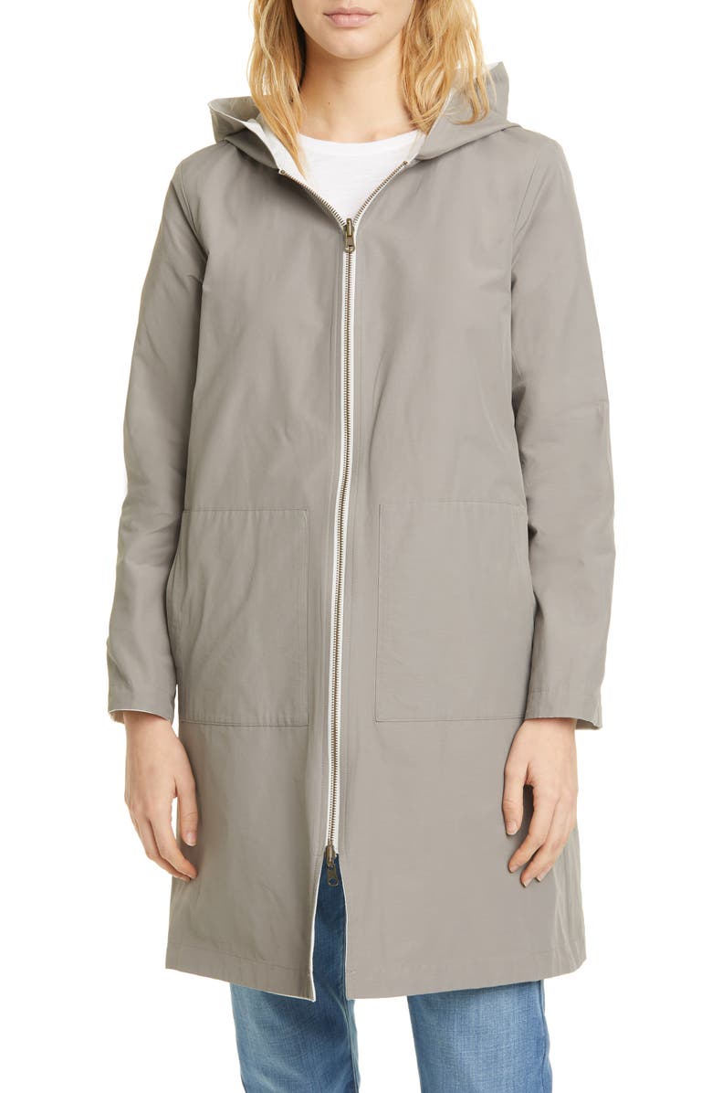 Eileen Fisher Reversible Hooded Jacket, Alternate, color, 