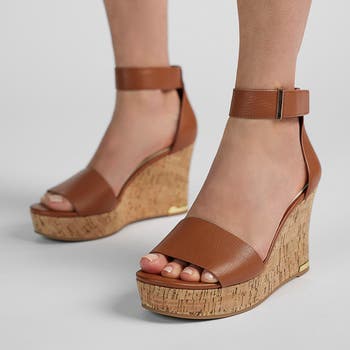 Clemens Ankle Strap Wedge Sandal