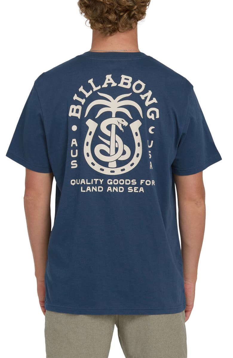 Billabong Forge Premium Graphic T-Shirt, Alternate, color, Dark Denim