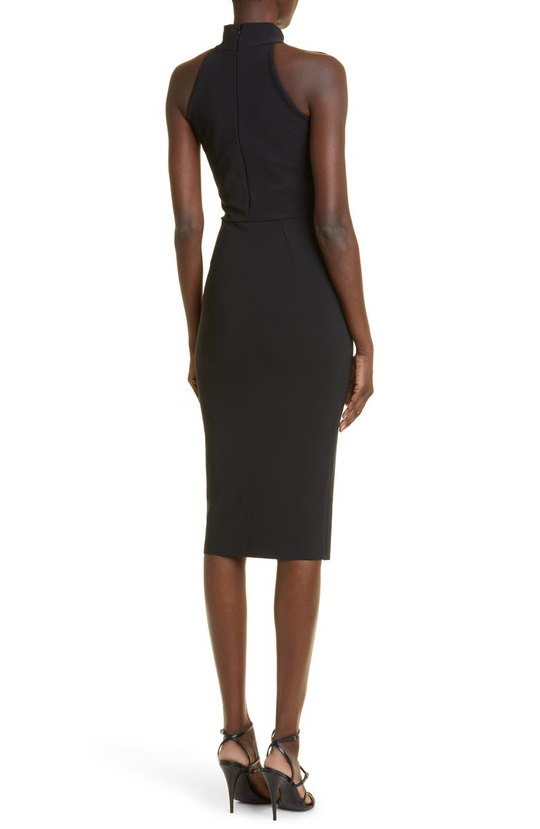 Chiara Boni La Petite Robe Gudrum High Neck Cocktail Dress, Alternate, color,