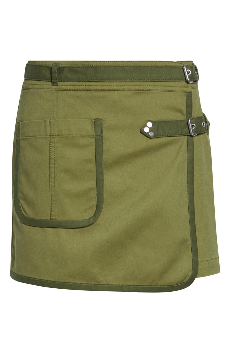 Derek Lam 10 Crosby Houston Skort, Alternate, color, Army Green