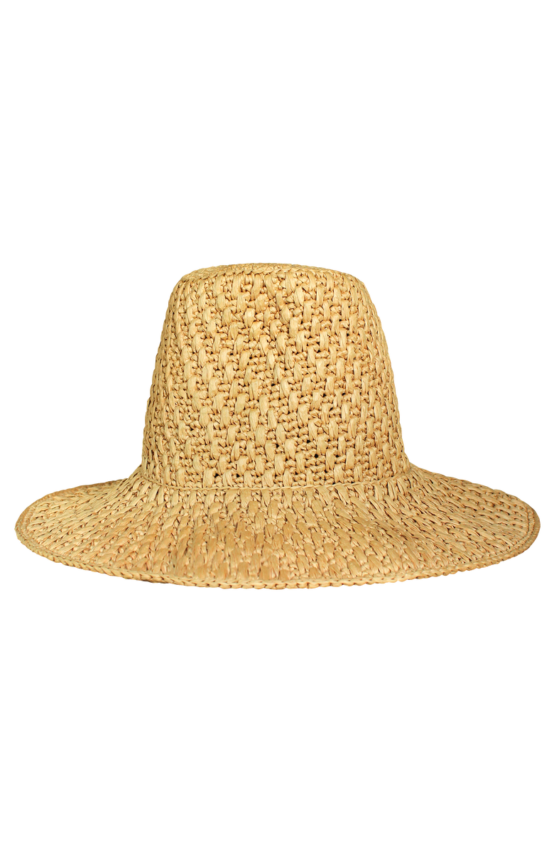 BRUNNA.CO The Nina Raffia Hat, Main, color, Beige
