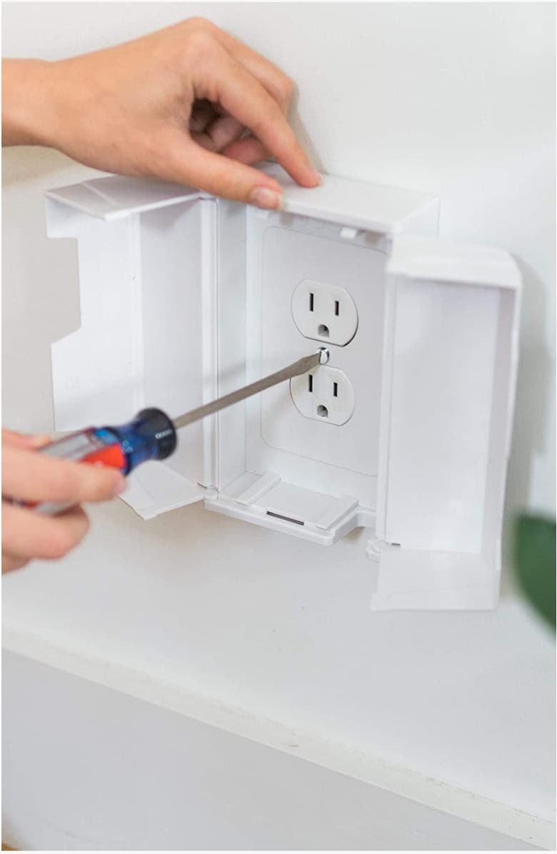 Jool Baby Electrical Outlet Cover Box, Alternate, color, White