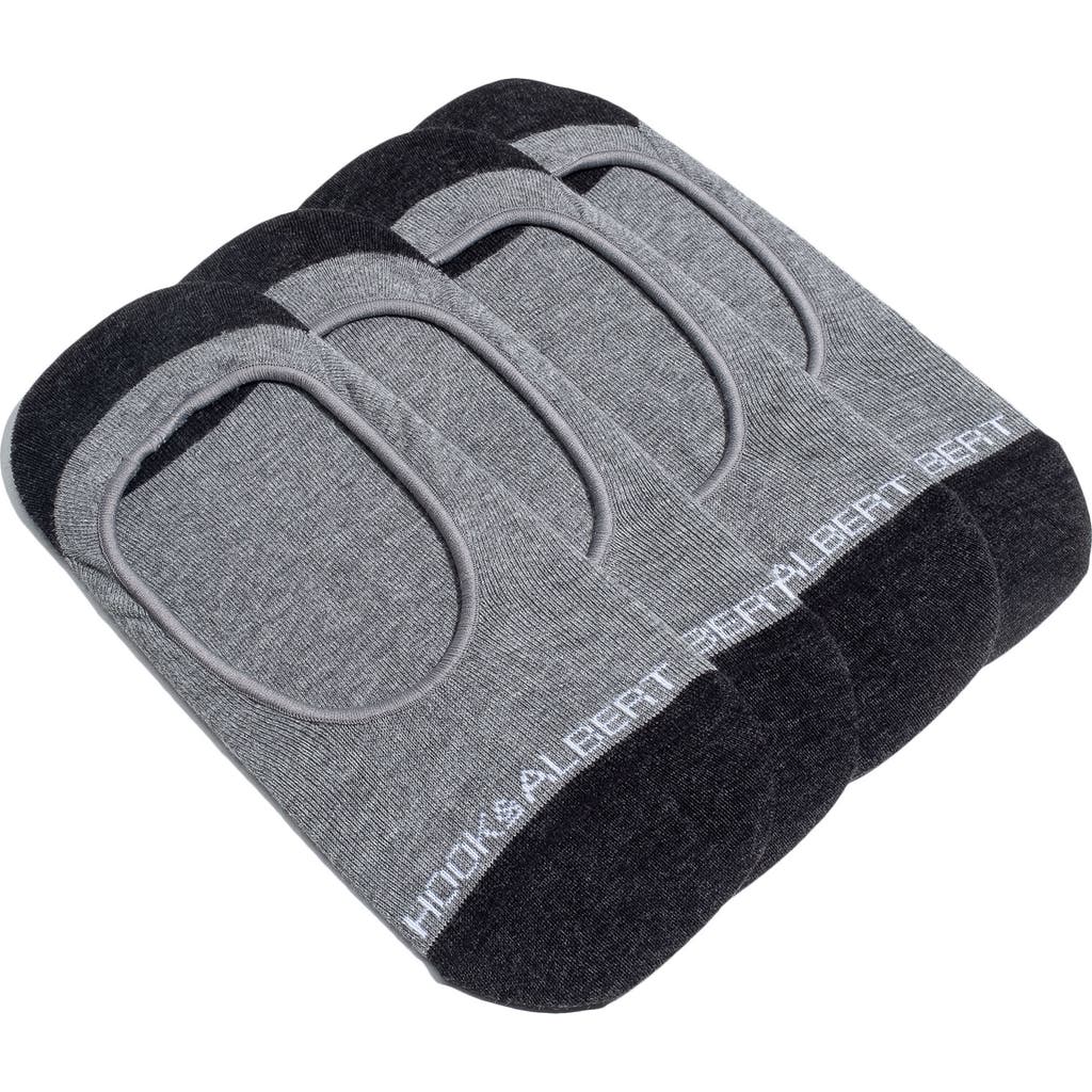 hook + ALBERT 4-Pack Liner Socks in Grey