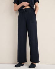 Haven Well Within Cotton Knit Wide Leg Pants