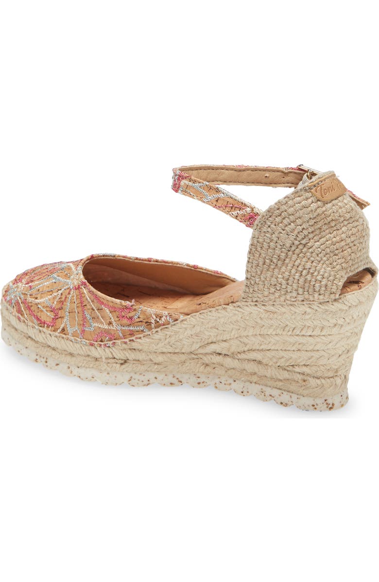 Toni Pons Corfu Ankle Strap Espadrille Wedge, Alternate, color,