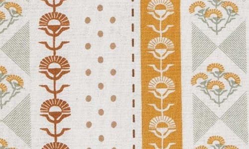 Design Imports Golden Gardens 4-piece Napkin Set In Multi