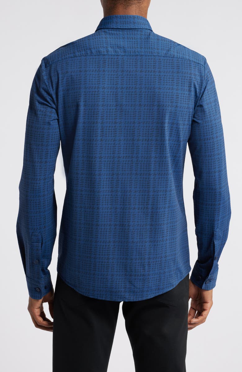 BOSS Print Button-Up Shirt, Alternate, color, 