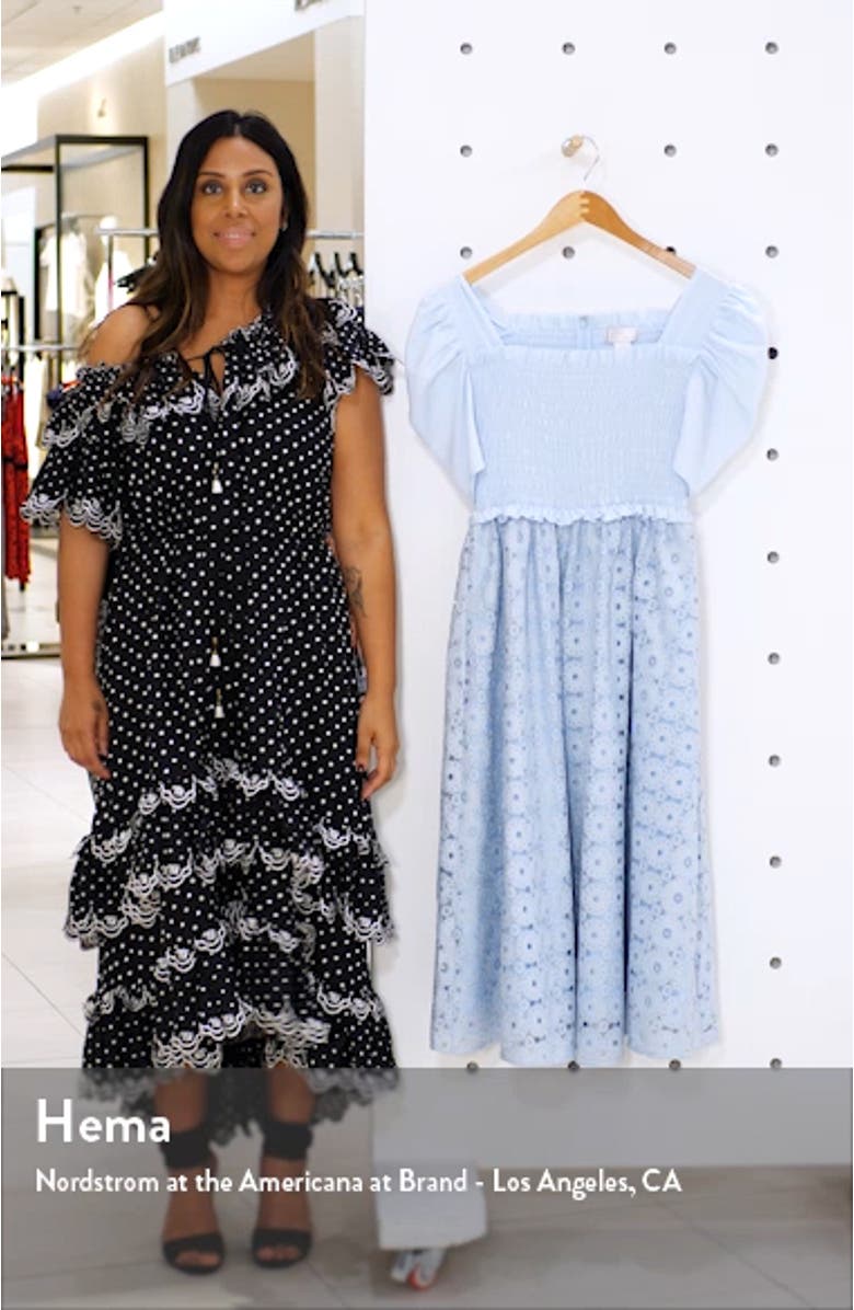 Smocked Waist A-Line Dress, sales video thumbnail