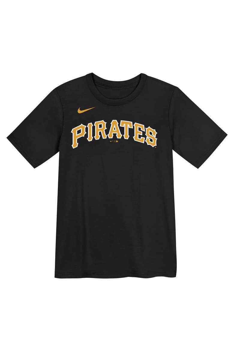 Preschool Nike Paul Skenes Black Pittsburgh Pirates Name & Number T-Shirt, Alternate, color, Black