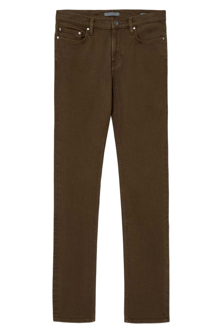 J702 Slim Fit Jeans, Alternate, color, DARK BROWN