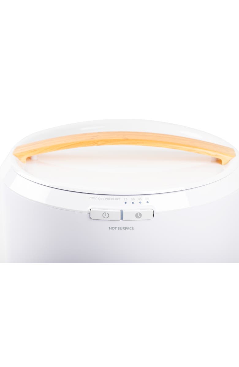 Zadro Large Bucket Towel Warmer, Alternate, color, Bamboo/White