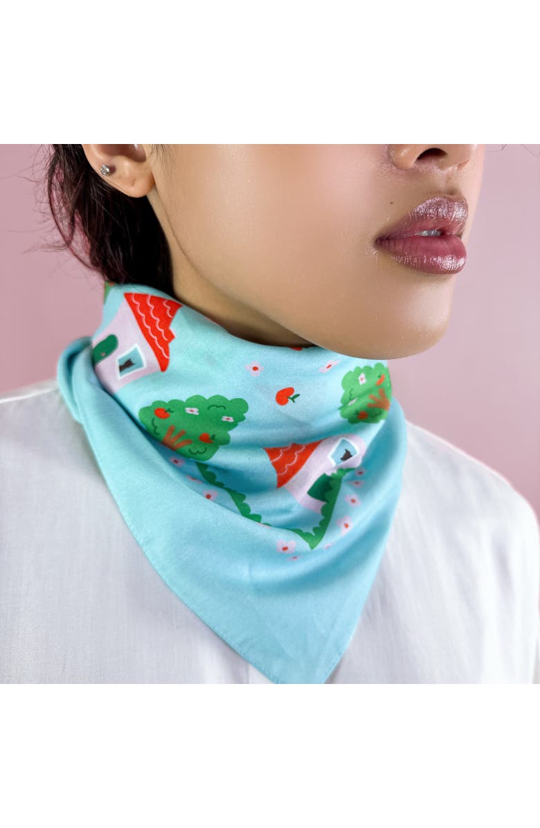 Centinelle House Silk Medium Square Scarf, Alternate, color, 