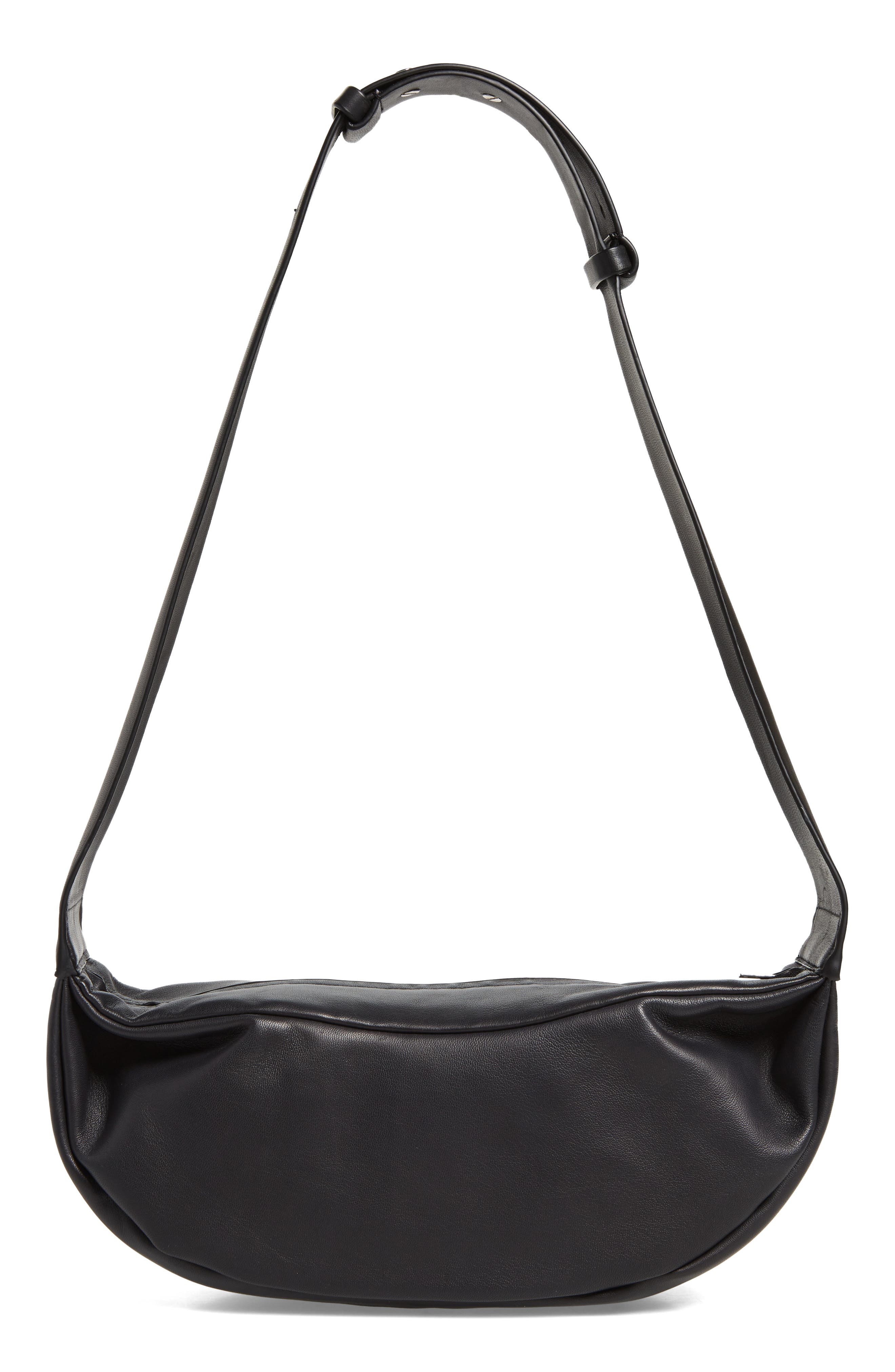 COS Leather Crossbody Bag, Alternate, color, 
