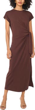 Vince Camuto Tie Waist Maxi Dress
