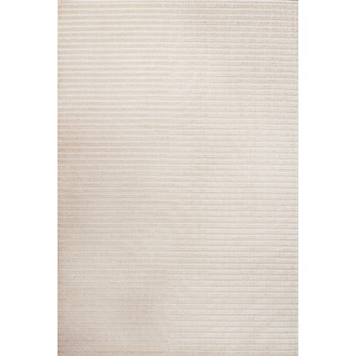JONATHAN Y Aarhus High-Low Minimalist Scandi Striped Indoor/Outdoor Area Rug in Ivory/cream  product