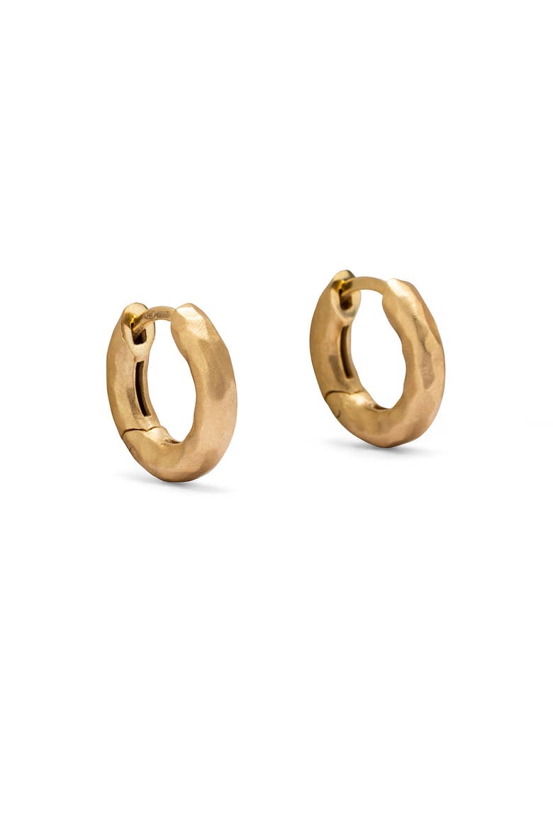 Wander Hoops. Handmade in Italy, Main, color, Gold Plated