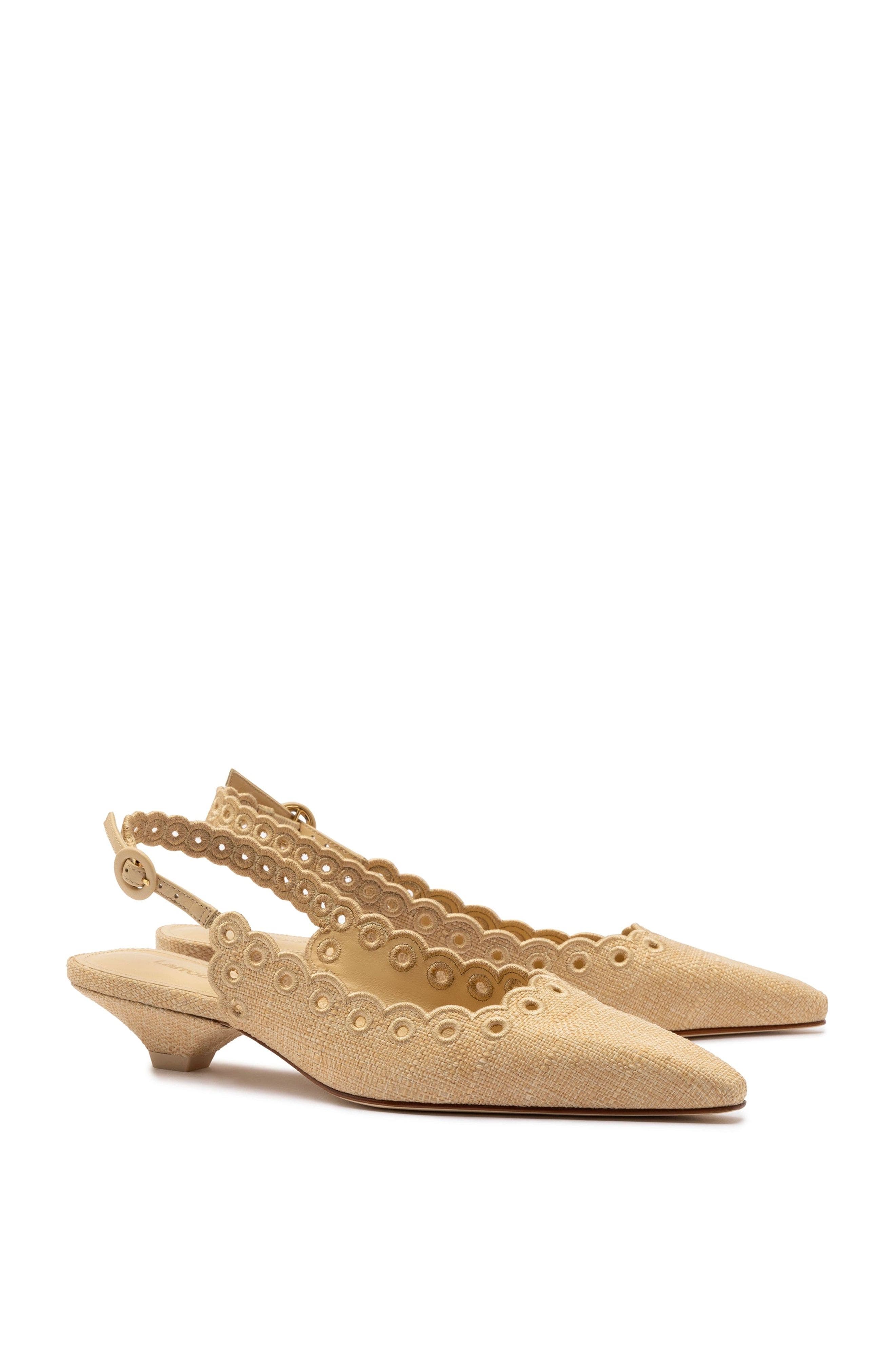 Larroudé Florence Broderie Pump, Alternate, color, 