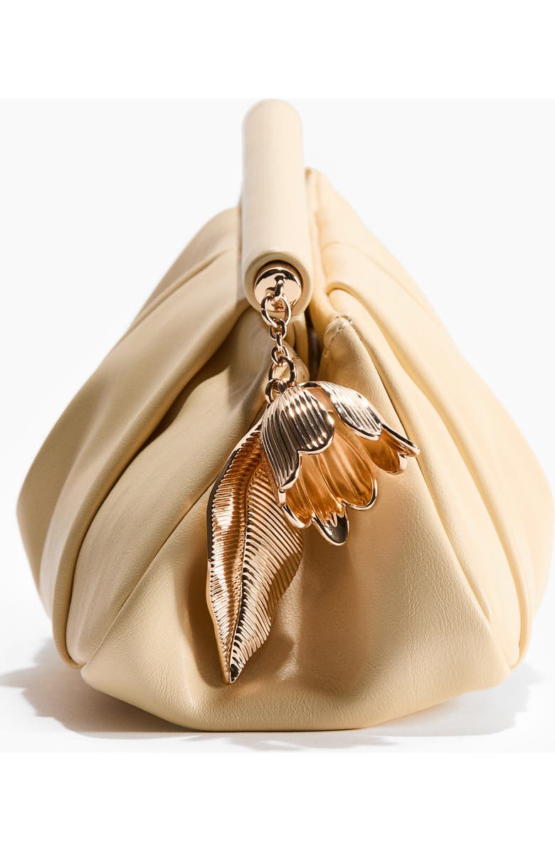 H&M Asymmetric Clutch, Alternate, color, Yellow