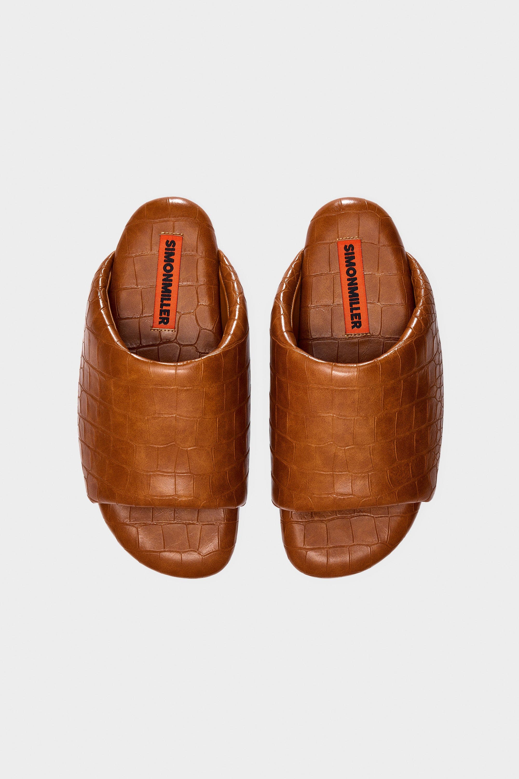 SIMONMILLER Bubble Slide, Alternate, color, Chestnut